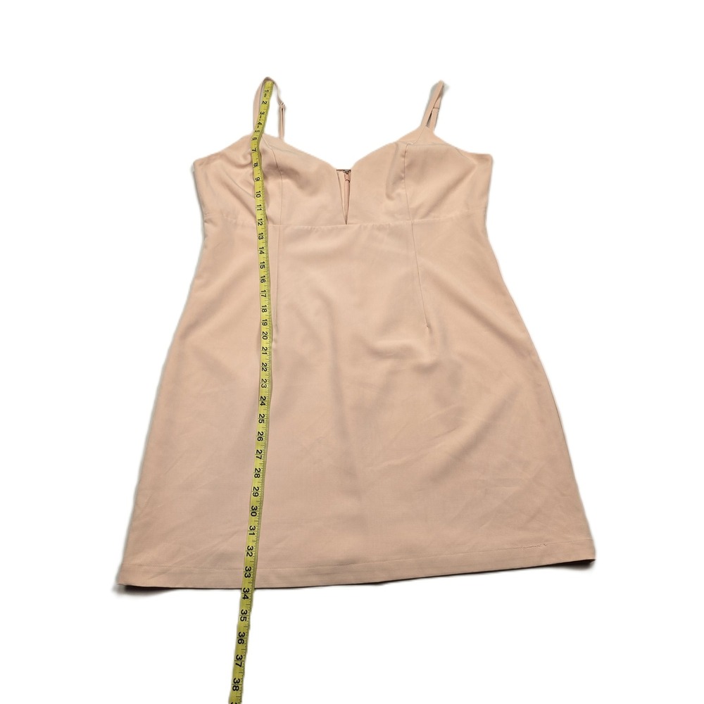 Lulus Women's Sultry Moments Blush Pink V-Neck Sleeveless Mini Dress Size XL - Picture 10 of 10